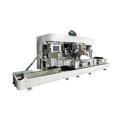 磨皮拋光盤鉆孔植毛一體機